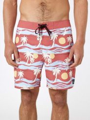 Rip Curl Szorty kąpielowe w kolorze czerwono-błękitnym rozmiar: W28. Czerwone kąpielówki Rip Curl, bez wzorów, z materiału. Za 70.41 zł.