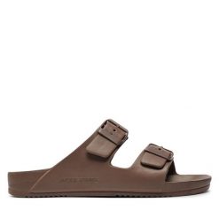 Klapki Jack&Jones. Brązowe klapki Jack&Jones. Za 69.99 zł.