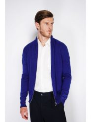 William de Faye Kardigan w kolorze niebieskim rozmiar: 42. Niebieskie swetry rozpinane William de Faye, bez wzorów, z kaszmiru, bez kołnierzyka, bez ramiączek. Za 173.99 zł.