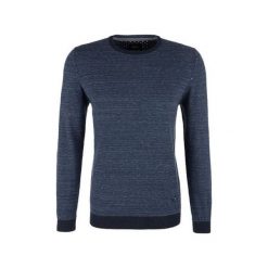 S.Oliver Sweter Męski Xl Ciemny Niebieski. Niebieskie swetry nierozpinane S.Oliver, m, bez wzorów, bez kołnierzyka, bez ramiączek. Za 159.00 zł.