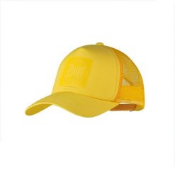 Czapka z daszkiem BUFF TRUCKER CAP. Żółte czapki z daszkiem Buff, bez wzorów. W wyprzedaży za 82.43 zł.