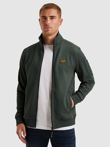 PME Legend Bluza w kolorze ciemnozielonym rozmiar: S. Zielone bluzy PME Legend, s, bez wzorów, z bawełny, bez kaptura. Za 183.59 zł.