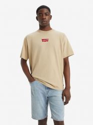 Levi's Koszulka w kolorze beżowym rozmiar: XL. Brązowe bezrękawniki Levi's®, s, bez wzorów, z bawełny, bez kołnierzyka, bez ramiączek. Za 66.47 zł.