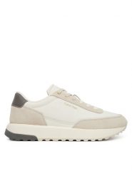 Calvin Klein Sneakersy City Runner Laceup Ny Mix HM0HM02144 Beżowy. Brązowe buty sportowe casual CALVIN KLEIN, bez wzorów, ze skóry, bez zapięcia. Za 489.99 zł.