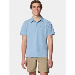 Koszulka polo męska Columbia Havercamp Pique. Niebieskie koszulki polo Columbia, l, bez wzorów, z poliesteru, bez kołnierzyka, bez ramiączek. Za 259.00 zł.