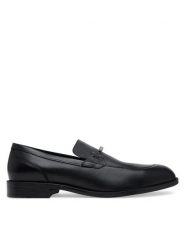 BOSS Półbuty Tayil 50536147 Czarny. Czarne eleganckie półbuty Boss, bez wzorów, ze skóry, bez obcasa, bez zapięcia. Za 539.99 zł.