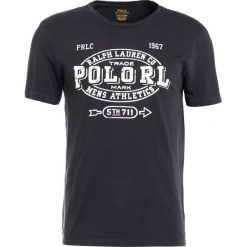 Polo Ralph Lauren Tshirt z nadrukiem black. Czarne koszulki polo marki Polo Ralph Lauren, z materiału. W wyprzedaży za 209.30 zł.