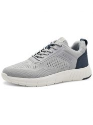 S.Oliver Sneakersy w kolorze szaro-granatowym rozmiar: 43. Niebieskie buty sportowe casual S.Oliver, bez wzorów, z materiału, bez zapięcia. Za 202.03 zł.