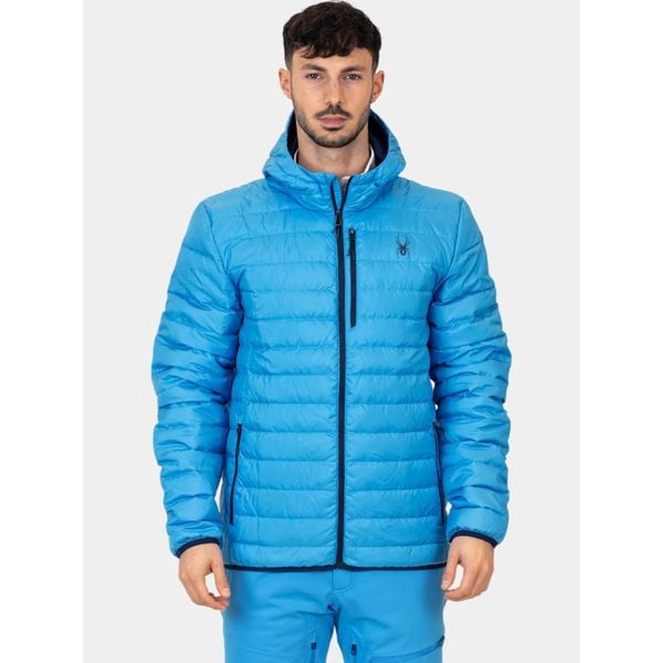 Kurtka Przejściowa Męska Spyder Zenith. Niebieskie kurtki Spyder, m, bez wzorów, bez kaptura. W wyprzedaży za 799.20 zł.