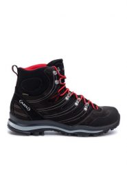 Aku Trekkingi Alterra Gtx GORE-TEX 402 Czarny. Czarne botki sznurowane Aku, bez wzorów, z gore-texu, bez obcasa, bez zapięcia. Za 809.99 zł.