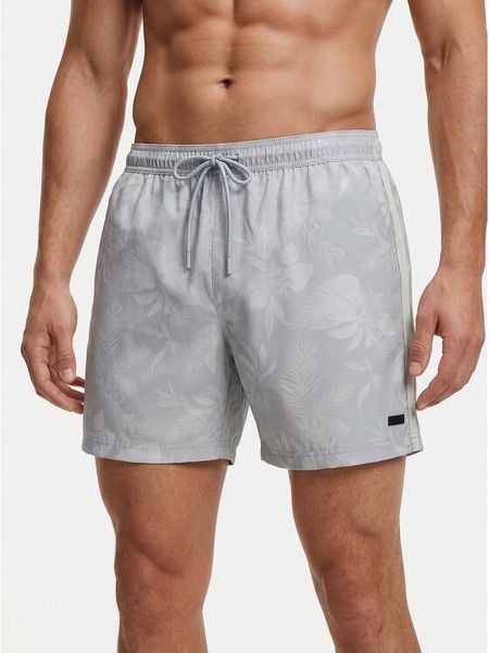 BOSS Szorty kąpielowe Alain 50540089 Szary Regular Fit. Szare kąpielówki Boss, m, bez wzorów, z syntetyku. Za 379.99 zł.