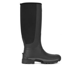 Kalosze Hunter. Czarne śniegowce Hunter, bez zapięcia. Za 699.99 zł.