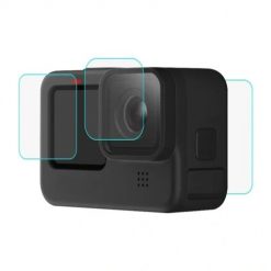 Szkło hartowane 9H Puluz do GoPro HERO12/11/10 Black. Czarne zegarki sportowe PULUZ. Za 19.00 zł.
