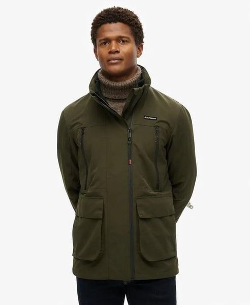 Superdry Kurtka Non-Hooded Ultimate Windbreaker – Slim Fit, 100% poliester. Zielone kurtki Superdry, s, bez wzorów, z materiału, bez kaptura. Za 410.20 zł.