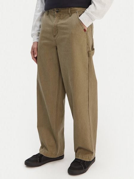 Quiksilver Jeansy Mercury Straight Out EQYNP03325 Beżowy Wide Leg. Brązowe jeansy Quiksilver, m. Za 178.99 zł.