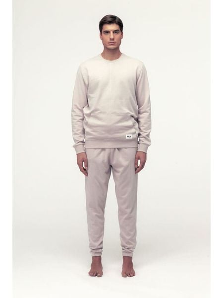 Fila Piżama w kolorze kremowym rozmiar: L. Brązowe piżamy Fila, l, bez wzorów, bez ramiączek. Za 152.99 zł.