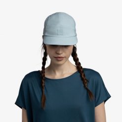 Czapka z daszkiem BUFF 5 PANEL GO CAP SOLID. Żółte czapki z daszkiem Buff, bez wzorów, z elastanu. Za 169.90 zł.