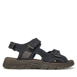Sandały Josef Seibel. Niebieskie sandały Josef Seibel, bez zapięcia. Za 339.99 zł.