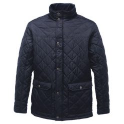 Męska Kurtka Pikowana Ocieplana Tyler. Czarne kurtki Regatta, m, bez wzorów, bez kaptura. Za 235.99 zł.