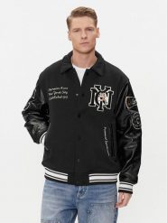 Champion Kurtka bomber 219993 Czarny Regular Fit. Czarne kurtki Champion, l, bez wzorów, z wiskozy, bez kaptura. Za 759.99 zł.