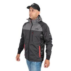 Kurtka wodoodporna Fox Rage Sherpa. Brązowe kurtki FOX RAGE, m, bez wzorów, z neoprenu, bez kaptura. Za 573.50 zł.