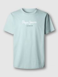 Pepe Jeans Koszulka "Eggo" w kolorze turkusowym rozmiar: M. Niebieskie bezrękawniki Pepe Jeans, m, bez wzorów, z bawełny, bez kołnierzyka, bez ramiączek. Za 78.99 zł.