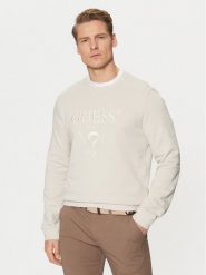 Guess Bluza M5RQ08 KCN01 Écru Regular Fit. Bluzy Guess, m, z aplikacjami, z bawełny, bez kaptura. Za 219.99 zł.