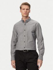 Calvin Klein Jeans Koszula Oxford Classic LV140EM125 Szary Regular Fit. Szare koszule Calvin Klein Jeans, m, bez wzorów, z bawełny, bez kołnierzyka, bez ramiączek. Za 289.99 zł.