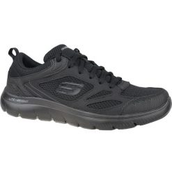 Skechers Summits-South Rim, męskie buty treningowe, Czarne. Czarne buty treningowe Skechers, bez wzorów, z materiału, trekkingowe. Za 282.00 zł.
