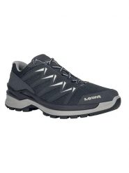 LOWA Buty trekkingowe "Innox Pro GTX" w kolorze granatowym rozmiar: 44,5. Niebieskie buty trekkingowe Lowa, bez wzorów, z gore-texu, bez zapięcia. Za 521.99 zł.
