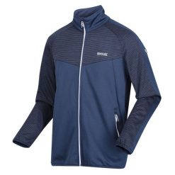 Bluza sportowa męska Regatta Yare VI. Niebieskie bluzy bez kaptura Regatta, m, bez wzorów, bez kaptura. Za 247.99 zł.