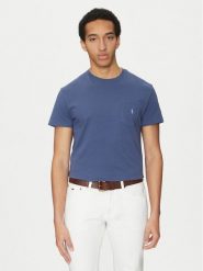 Polo Ralph Lauren T-Shirt 710704248257 Granatowy Classic Fit. Niebieskie koszulki polo Polo Ralph Lauren, m, bez wzorów, z bawełny, bez kołnierzyka, bez ramiączek. Za 209.99 zł.