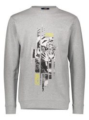 Cavalli CLASS Bluza w kolorze szarym rozmiar: L. Szare bluzy Cavalli Class, l, bez wzorów, z bawełny, bez kaptura. Za 162.49 zł.