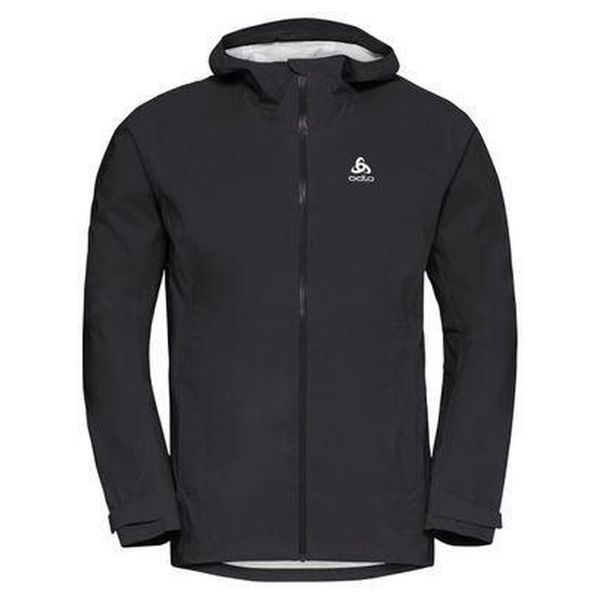 Kurtka techniczna męska Odlo AEGIS 2.5l Waterproof hardshell. Czarne kurtki ODLO, l, bez wzorów, z hardshellu, bez kaptura. Za 633.40 zł.