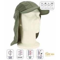 Czapka przeciwdeszczowa Élémenterre Albatros. Zielone czapki zimowe Elementerre, bez wzorów. Za 138.00 zł.