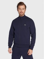 Lacoste Bluza SH9622 Granatowy Regular Fit. Niebieskie bluzy LACOSTE, m, bez wzorów, z bawełny, bez kaptura. Za 409.99 zł.