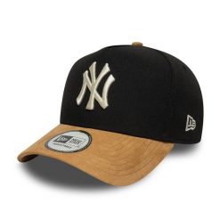 Czapka typu snapback New Era New York Yankees Suede E-Frame. Czarne czapki z daszkiem New Era, bez wzorów. Za 179.50 zł.