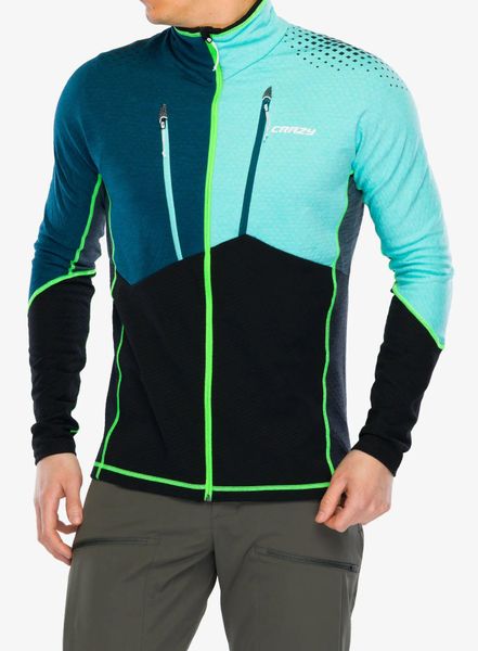 Bluza z kapturem męska Crazy Pull Neutron. Zielone bluzy z kapturem Crazy, na lato, m, bez wzorów, z materiału, z kapturem. Za 637.99 zł.