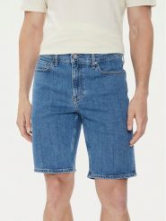Calvin Klein Szorty jeansowe K10K112941 Niebieski Slim Fit. Niebieskie szorty CALVIN KLEIN, m, bez wzorów, z bawełny. Za 219.99 zł.