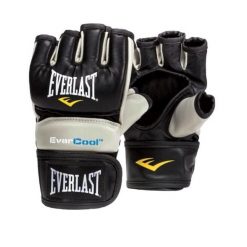 Rękawiczki treningowe Everlast Everstrike. Czarne rękawiczki EVERLAST, bez wzorów. Za 189.99 zł.
