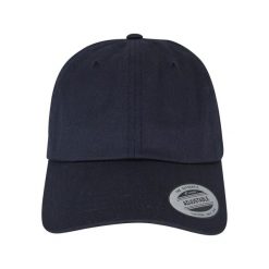 Niskoprofilowa Czapka Z Daszkiem Dla Dorosłych Unisex Classic Cotton Twill. Białe czapki z daszkiem FLEXFIT, bez wzorów, z bawełny. Za 65.99 zł.