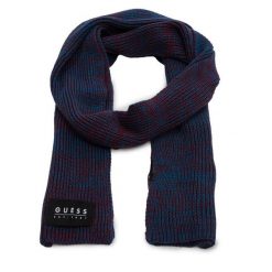 Szalik Guess. Niebieskie szaliki Guess, z aplikacjami. Za 269.99 zł.