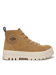 Palladium Trapery 74353-252-M Brązowy. Brązowe trapery Palladium, ze skóry, bez zapięcia. Za 579.99 zł.