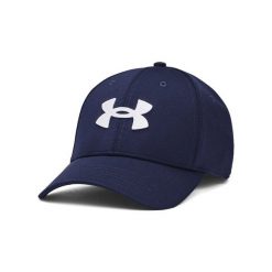 Czapka z daszkiem Under Armour. Niebieskie czapki z daszkiem Under Armour, bez wzorów. Za 79.99 zł.