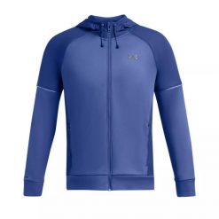 Bluza z kapturem Under Armour AF STORM FZ. Niebieskie bluzy z kapturem Under Armour, xl, bez wzorów, z materiału, z kapturem. Za 418.40 zł.