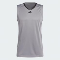 Koszulka adidas Basketball Legends Tank. Czarne bezrękawniki Adidas, bez wzorów, z materiału, bez kołnierzyka, bez ramiączek. Za 129.00 zł.