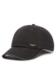 Aeronautica Militare Czapka z daszkiem 262HA1244UCT02476 Szary ciemny. Szare czapki z daszkiem Aeronautica Militare, bez wzorów, z bawełny. Za 189.99 zł.