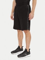 EA7 Emporio Armani Szorty sportowe 7M000544 AF12660 UC001 Czarny Regular Fit. Czarne krótkie spodenki sportowe EA7 Emporio Armani, m, bez wzorów, z syntetyku. Za 369.99 zł.