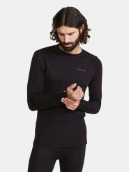 Craft Koszulka termiczna "ADV Wool" w kolorze czarnym rozmiar: XL. Czarne bielizna termoaktywna Craft, xl, bez wzorów, bez ramiączek. Za 180.95 zł.