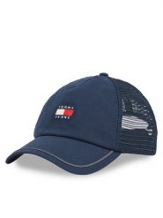 Tommy Jeans Czapka z daszkiem Tjm Heritage Trucker Cap AM0AM13287 Granatowy. Niebieskie czapki z daszkiem Tommy Jeans, bez wzorów, z bawełny. Za 139.99 zł.